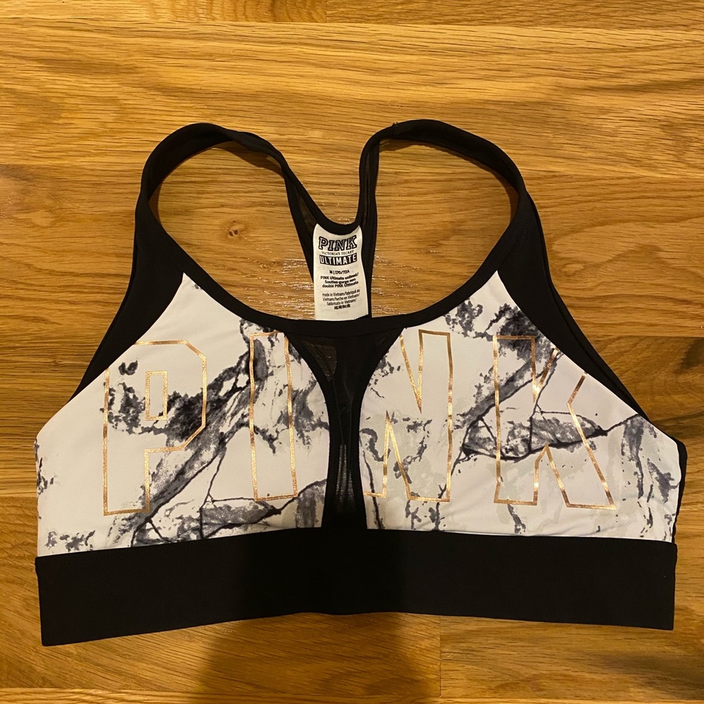 Mesh/Marble Sports Bra!!